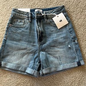 High Waisted Boyfriend Shorts